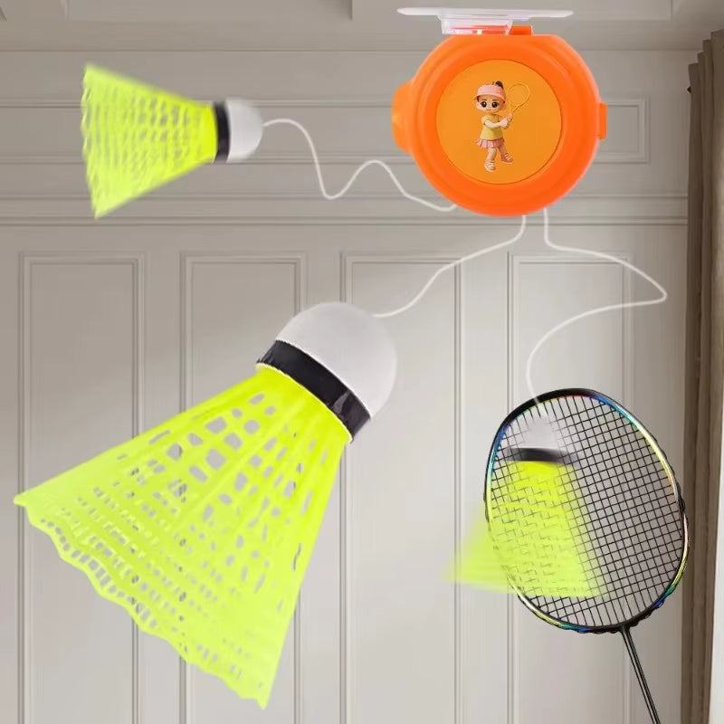 Self-Adhesive Elastic Badminton Trainer Set