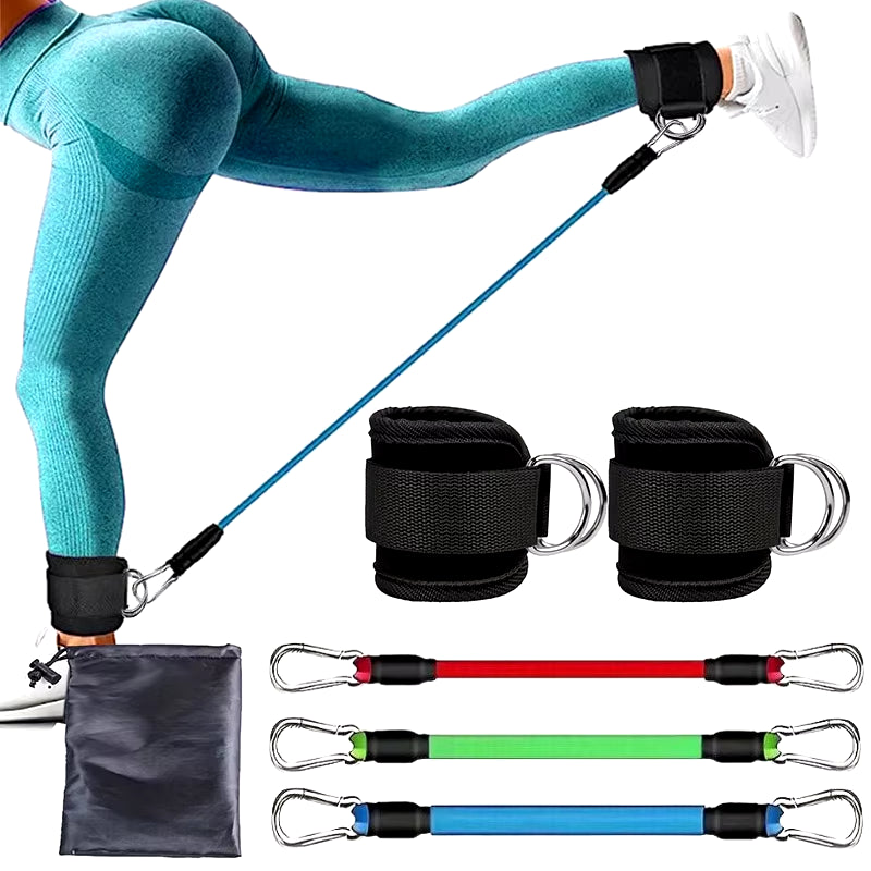 Resistance Band Set Ankle Straps Workout