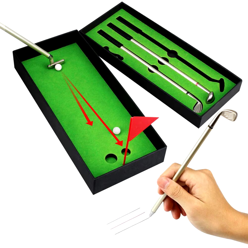 Golf Pen Set Mini Desktop